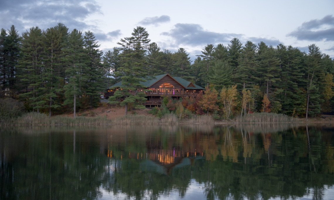 Lodge Exteriors & Deck | The Lodge at Echo Lake